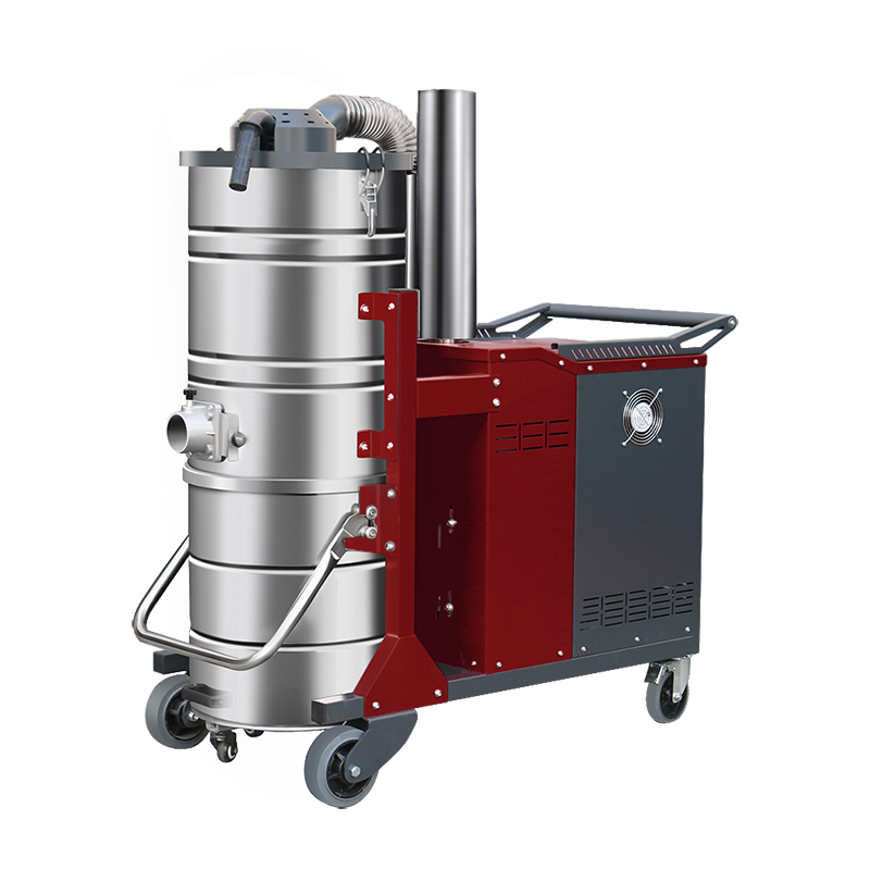 红桥坦洁380V 双桶手动反吹工业吸尘器X8系列